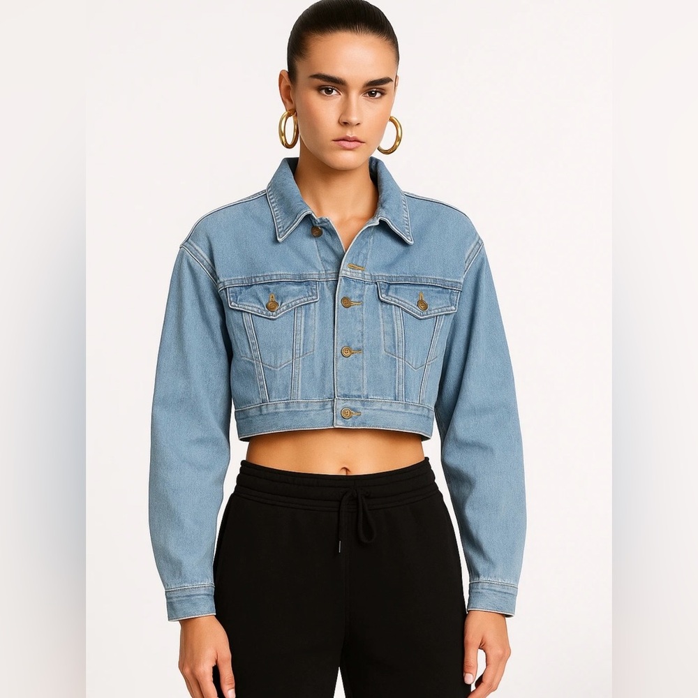 Re/Done Blue Denim Trucker Jacket Indigo 
NWOT✨Sz M $268